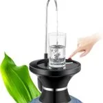 مضخة موزع مياه الشرب الكهربائية لأباريق ماء 1-5 جالون ، قابلة لإعادة الشحن