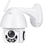 كاميرا الخارجية الذكية 360 درجة بحركة أفقية وعمودية - أبيض