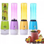 خلاط محمول مع زجاجة رياضية لصنع عصير الفاكهة والبروتين