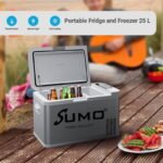 ⁦ثلاجة تبريد وفريزر متنقلة سعة 25 لتر للمنزل والسيارة من Sumo⁩ - الصورة ⁦3⁩