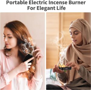 ⁦مبخرة كهربائية محمولة باليد بخور عربي مبخرة عود⁩ - الصورة ⁦3⁩