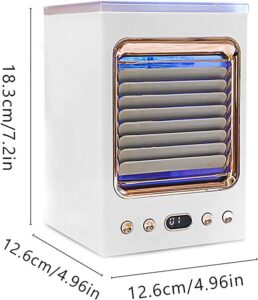 ⁦مكيف هواء صغير محمول 3 سرعات مناسب للمكتب والمنزل⁩ - الصورة ⁦5⁩