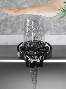 ⁦أداة أوتوماتيكية لتنظيف الأكواب الزجاجية وأكواب القهوة متعددة الزوايا مع فتحة رش⁩ - الصورة ⁦2⁩