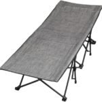 سرير قابل للطي بتصميم عصري للتخييم والرحلات مصنوع من الصلب