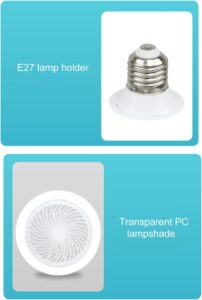 ⁦مروحة سقف صامتة باضاءة LED تحكم عن بعد⁩ - الصورة ⁦5⁩