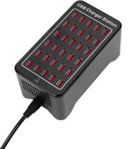 محطة شحن USB متعددة المنافذ بقوة 150 وات (30 أمبير)