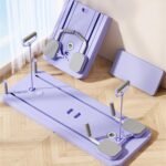 عجلة تمارين البطن Ab Roller مع دعم الكوع وارتداد تلقائي لتدريب أساسي فعال