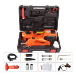 رافعة سيارة كهربائية 4 في 1 بقوة رفع 5 طن ومفتاح ربط كهربائي 12 فولت لتغيير الإطارات واستبدالها