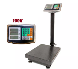 ميزان رقمي الكتروني للأرضية 200 كجم قابل للطي بشاشة LCD عالية الوضوح - الصورة 2