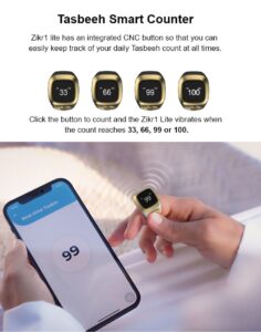 ⁦خاتم ذكي E01 خاتم تسبيح مع شاشة OLED وتقنية بلوتوث 5.1⁩ - الصورة ⁦9⁩