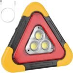 لافتة تحذير LED مثلثة مصباح تحذير طوارئ للسيارة متعدد الوظائف