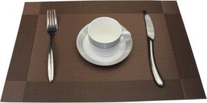 ⁦طقم مفارش مائدة 6 قطع PVC مقاوم للبقع والحرارة بتصميم عصري وأنيق⁩ - الصورة ⁦5⁩