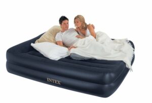 ⁦مرتبة نفخ Intex مزدوجة مع وسادة ومضخة مدمجة مريحة وسريعة التحضير 137×191×23 سم⁩ - الصورة ⁦4⁩