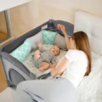 ⁦سرير أطفال قابل للطي بعجلات من فيذر (H31)⁩ - الصورة ⁦6⁩