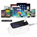 ⁦شاحن USB مكتبي بـ 8 منافذ وشاشة LED قوة 40 واط مع كابل 1.5 م⁩ - الصورة ⁦7⁩