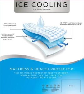 ⁦غطاء واقي سرير مقاوم للماء ICE COOLING والغبار والعث⁩ - الصورة ⁦8⁩