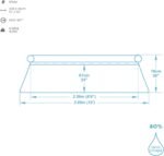 مسبح سريع الإعداد قابل للطى من بيست واي 305×76 - الصورة 3