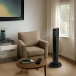 مروحة عمودية سايونا بشاشة رقمية وجهاز تحكم