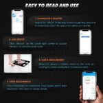⁦ميزان رقمي لدهون الجسم ذكي بتقنية البلوتوث⁩ - الصورة ⁦3⁩