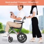 كرسي متحرك قابل للطي خفيف الوزن - الصورة 2