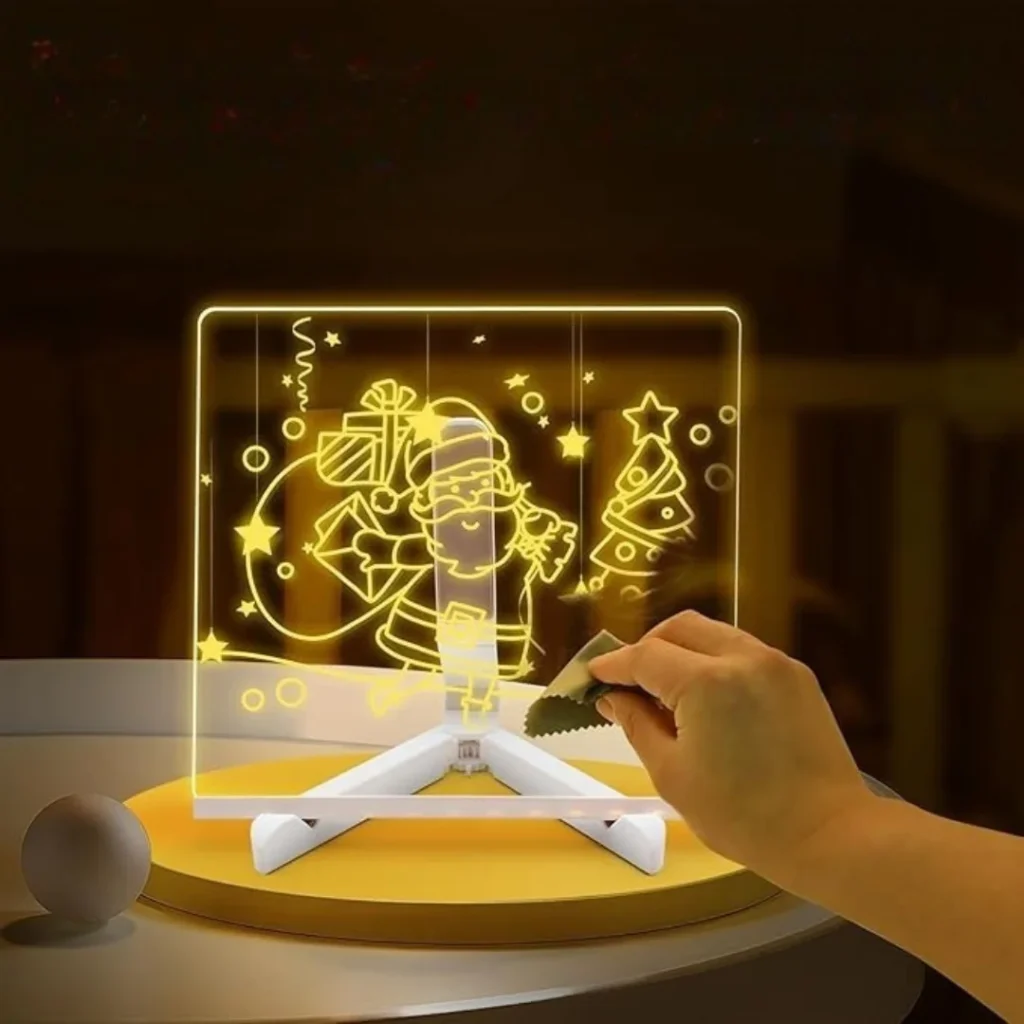 سبورة الرسم الشفافة بإضاءة LED