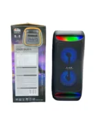 مكبر صوت 4 بوصة × 2 بلوتوث محمول بقدرة 6 واط مع إضاءة RGB