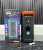 ⁦مكبر صوت 4 بوصة × 2 بلوتوث محمول بقدرة 6 واط مع إضاءة RGB⁩ - الصورة ⁦3⁩