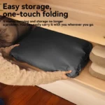 ⁦أريكة هوائية قابلة للنفخ مع مسند ظهر محمولة قابلة⁩ - الصورة ⁦4⁩