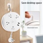 ⁦وصلة مشترك كهربائي 3 منافذ مع 3 منافذ USB للشحن السريع⁩ - الصورة ⁦7⁩