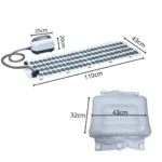 ⁦سجادة التدليك المائية لحوض الاستحمام – جاكوزي منزلي مع 6 مستويات⁩ - الصورة ⁦14⁩