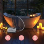 ⁦سجادة التدليك المائية لحوض الاستحمام – جاكوزي منزلي مع 6 مستويات⁩ - الصورة ⁦3⁩