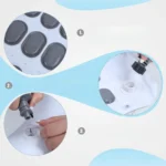 ⁦سجادة التدليك المائية لحوض الاستحمام – جاكوزي منزلي مع 6 مستويات⁩ - الصورة ⁦6⁩