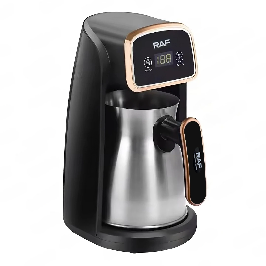 ماكينة قهوة تركية إبريق ستانلس ستيل سعة 300 مل بقدرة 600 واط ماكينة قهوة تركية إبريق ستانلس ستيل سعة 300 مل بقدرة 600 واط