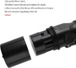 مكشطة قشور السمك الكهربائية المقاومة للماء، قابلة للشحن مع شفرتين وفرشاة ستانلس ستيل - الصورة 4