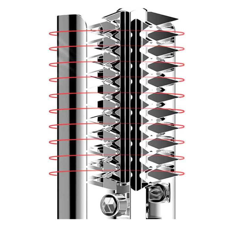 Screenshot_1 مكشطة قشور السمك الكهربائية المقاومة للماء، قابلة للشحن مع شفرتين وفرشاة ستانلس ستيل - الصورة 6