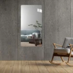 ⁦مرآة جدارية مرنة مضادة للكسر عالية الوضوح – أشكال متعددة بتثبيت لاصق⁩ - الصورة ⁦3⁩