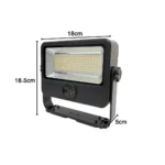 ⁦مصباح كشاف يعمل بالطاقة الشمسية مع حامل ثلاثي⁩ - الصورة ⁦11⁩