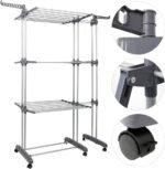 مجفف ملابس داخلي بثلاث طبقات قابل للتمدد - الصورة 5