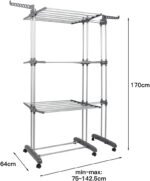 مجفف ملابس داخلي بثلاث طبقات قابل للتمدد - الصورة 8