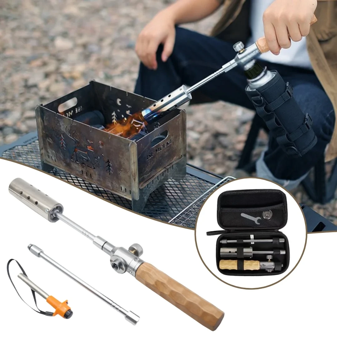 ولاعة غاز لإشعال الفحم والحطب – طول قابل للتعديل حتى 60 سم ولاعة غاز لإشعال الفحم والحطب – طول قابل للتعديل حتى 60 سم