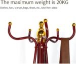 ⁦شماعة معاطف هيكل معدني ثابت بقاعدة⁩ - الصورة ⁦6⁩