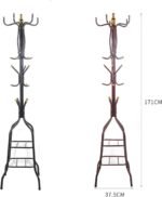 ⁦شماعة معاطف هيكل معدني ثابت بقاعدة⁩ - الصورة ⁦7⁩