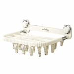 ⁦رف تجفيف الجوارب والملابس الداخلية بكوب شفط – قابل للطي وبدون حفر⁩ - الصورة ⁦3⁩