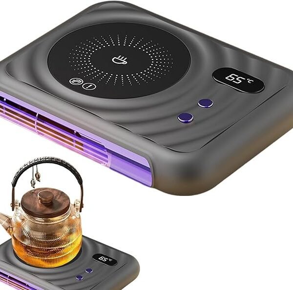 سخان كهربائي لأكواب القهوة مع تحكم ذكي وميزة الإغلاق التلقائي