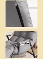 ⁦كرسي هزاز مريح قابل للتعديل وسادة ناعمة تصميم عصري متعدد الاستخدامات⁩ - الصورة ⁦3⁩