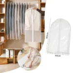 كيس حماية الملابس القابل للتعليق بسحاب