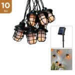 سلسلة مصابيح إضاءة بالطاقة الشمسية – 10 لمبات LED