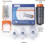 ⁦جهاز إنقاذ من الاختناق شبه أوتوماتيكي للأطفال والكبار مع 3 أقنعة⁩ - الصورة ⁦7⁩