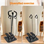 ⁦جهاز تمارين صعود الدرج مع أحزمة مقاومة ومقبض شاشة LCD يتحمل حتى 150 كجم⁩ - الصورة ⁦6⁩