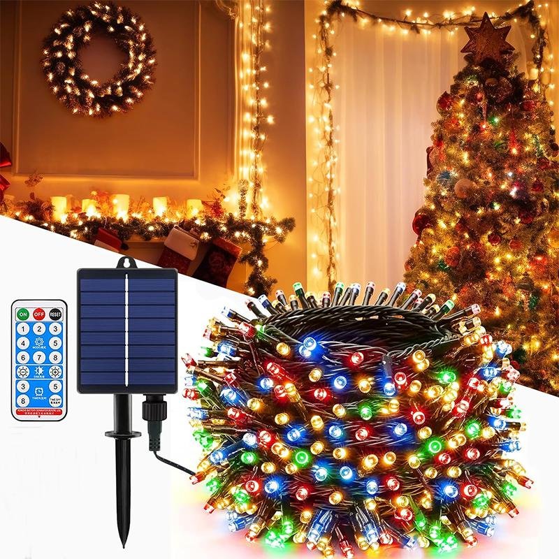 4fbac94d2d39399ff06ad8ebe5dc4b2fa38de7ce_original سلسلة أضواء LED شمسية متعددة الألوان بطول 50 متر - الصورة 1